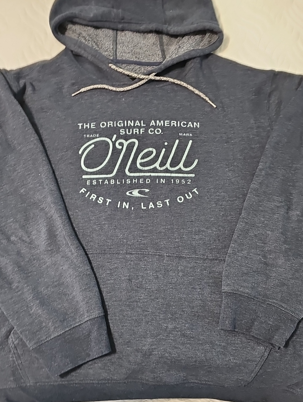 O'Neill Dark Navy Hoodie with Mint Logo